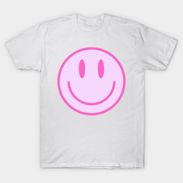 Smiley Face in Pink T-Shirt by emilykroll